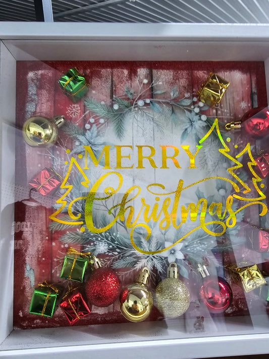 Merry Christmas Shadow box