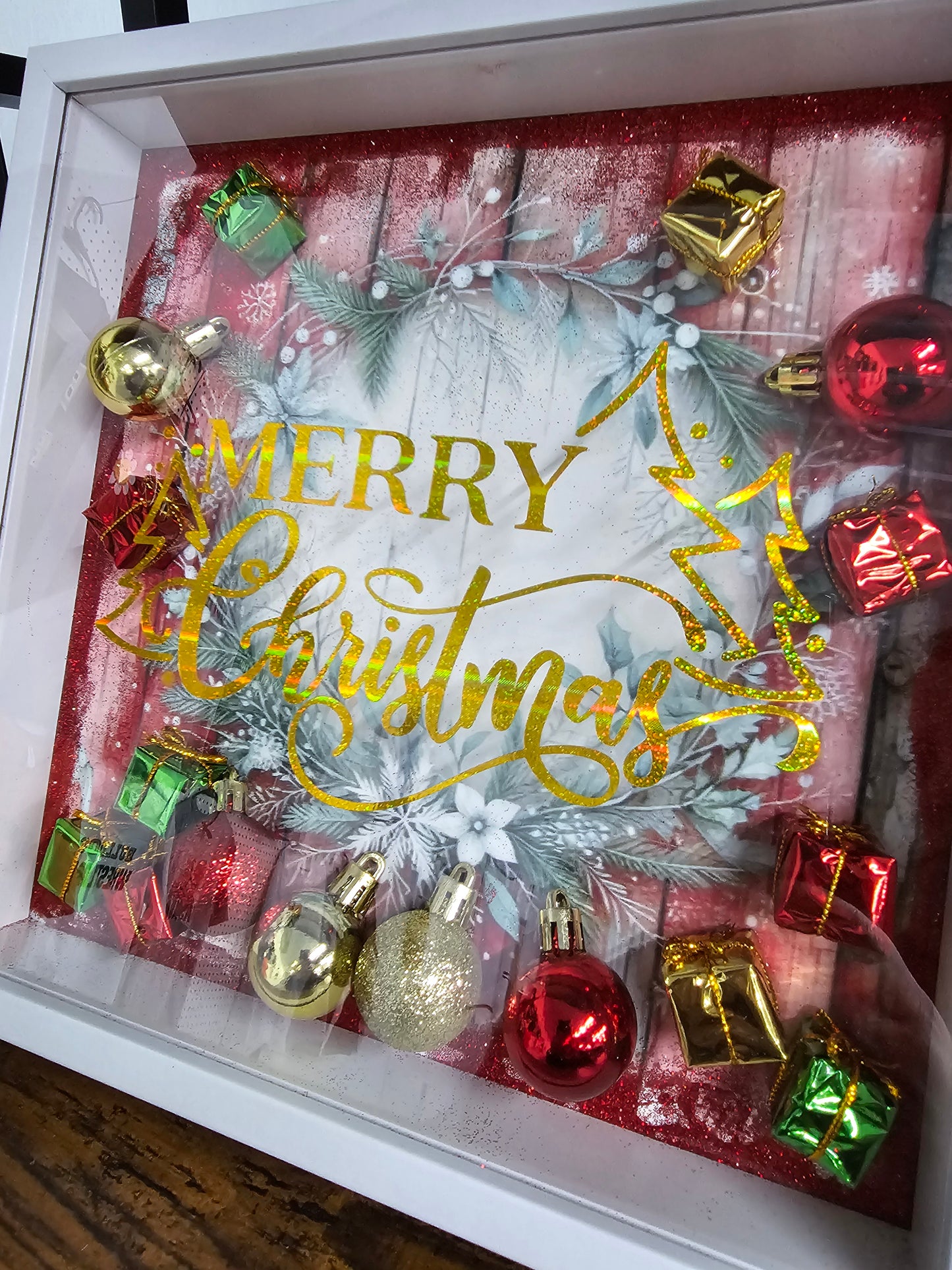 Merry Christmas Shadow box