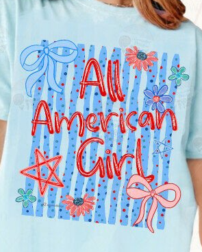 All American Girl - celebration t-shirt