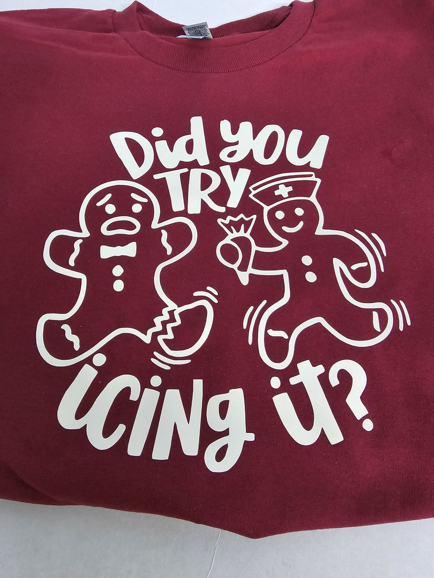 Did you try icing it - tshirt