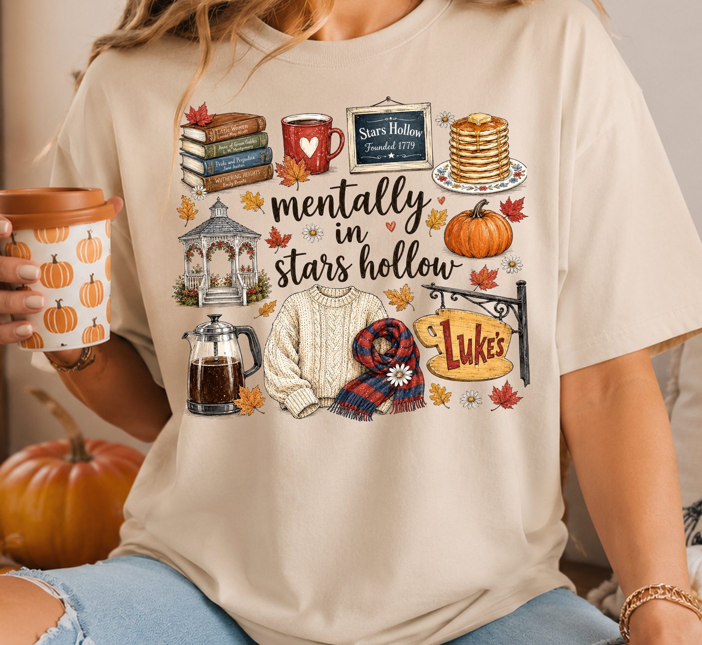Mentally in Stars Hollow - tshirt