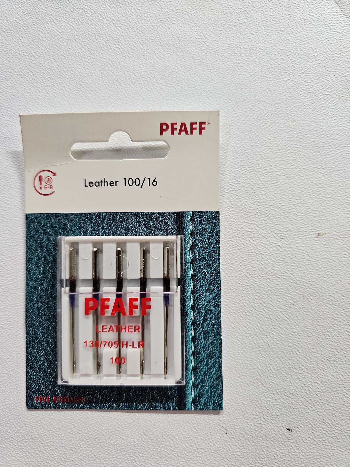 Pfaff Leather 100/16 5 pack needles