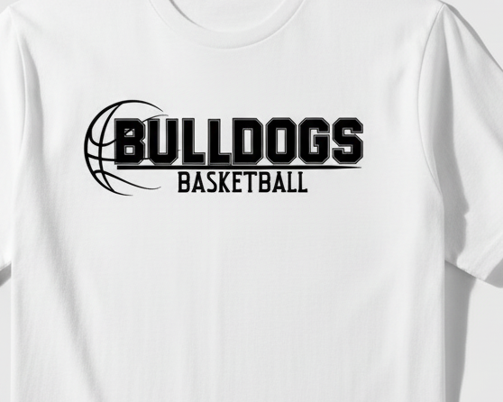Bulldog Basketball shirt - Multiple Colors Available