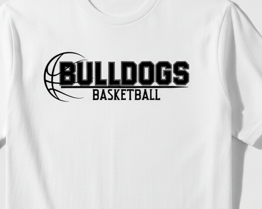 Bulldog Basketball shirt - Multiple Colors Available