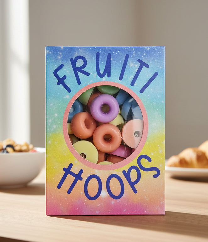 Fruiti-hoops, fruit loop scented wax melts - in a cute gift box!
