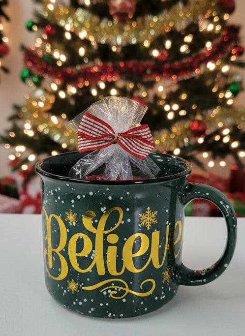 Christmas mug with wax melts