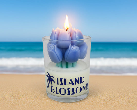 Island blossom candle - bouquet of tulips candles