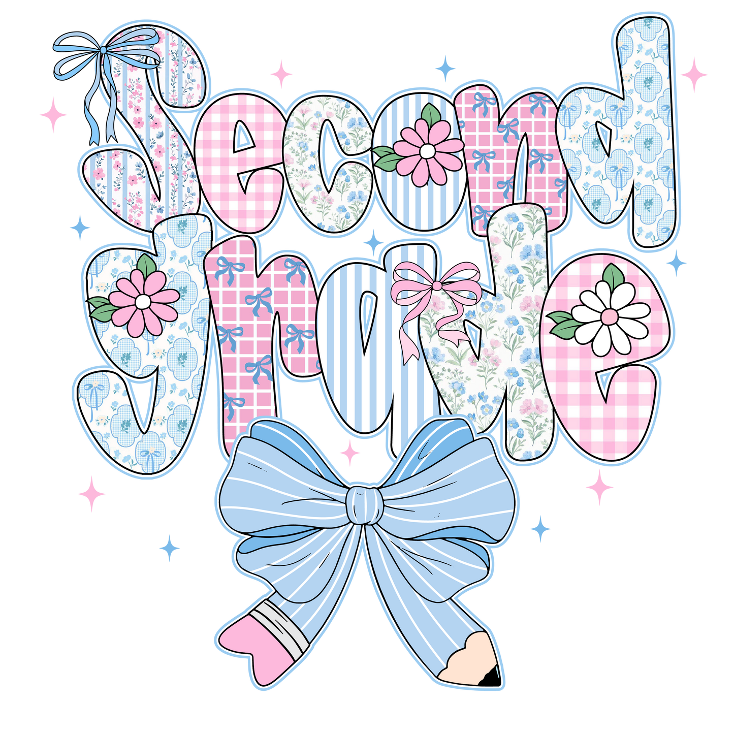Patchwork style grade level - pastel - back to school tee