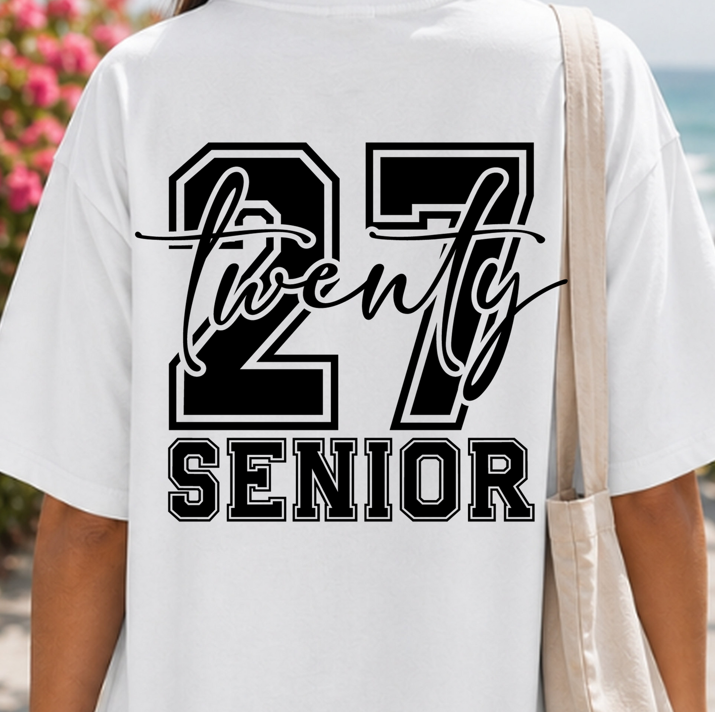 2 sided - class of 2027 Senior - Back to school
